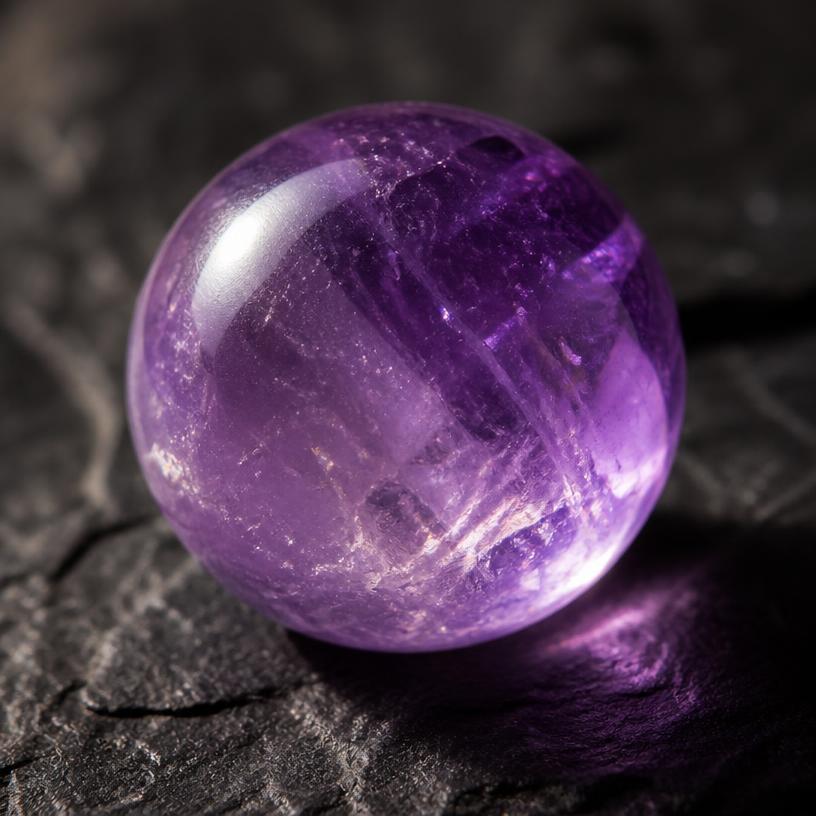 Amethyst — Violet quartz, from pale lilac to deep episcopal purple.